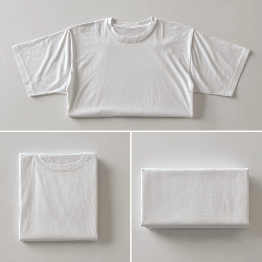 KonMari-methode T-shirts opvouwen rechtop in lade