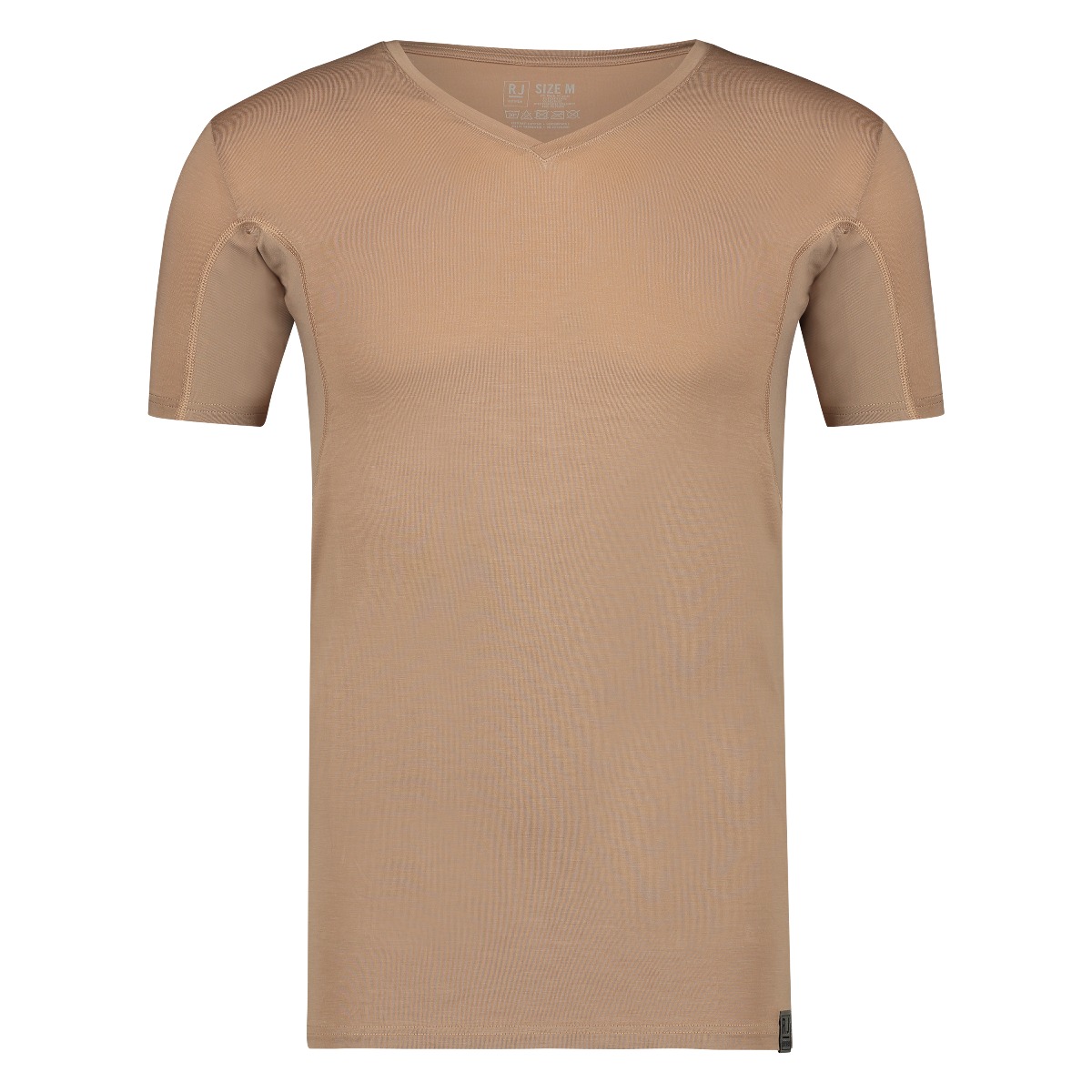 RJ Bodywear Sweatproof Stockholm Heren V-Hals T-Shirt Zand S