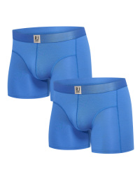 RJ Heren 2-Pack Boxershort Lange Pijp Cobalt