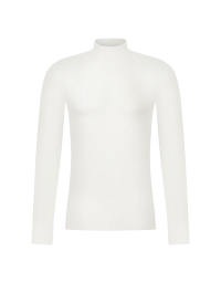 Thermo shirt lange mouw met hoge hals en lange mouwen wolwit