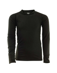 thermoshirt kinderen lange mouw zwart