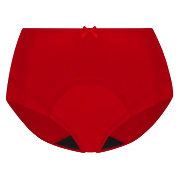 Etain Dames Maxi Slip Regular Flow Donker Rood