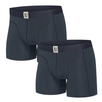 RJ Heren 2-Pack Boxershort Katoen Navy
