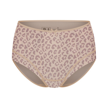 RJ Pure Fashion Dames Maxi Slip Caffè Leopard