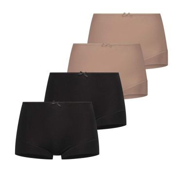 RJ Sweatproof Vienna Multipack Dames Short Zwart/Natural