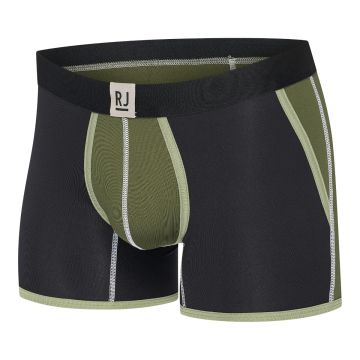 RJ Heren Sport Boxershort Lange Pijp Donkergroen
