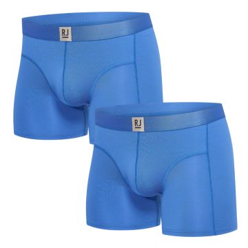 RJ Heren 2-Pack Boxershort Lange Pijp  Cobalt