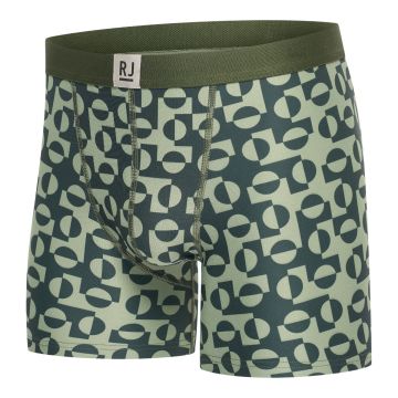 RJ Pure Fashion Heren Boxershort Olive Geo