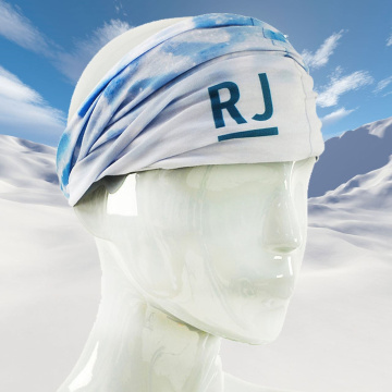 Rj scarf print snowflakes