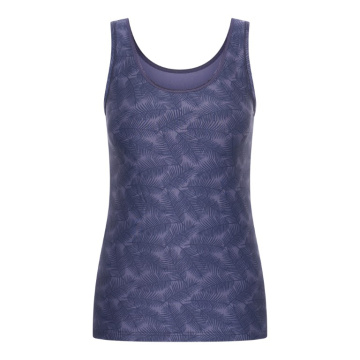 RJ Pure Fashion Dames Singlet Palm Leaves 