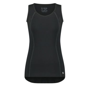 Dames tanktop thermo zwart