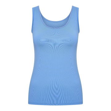 RJ Pure Color Dames Hemd Hemelsblauw