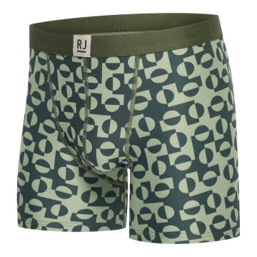 RJ Pure Fashion Heren Boxershort Olive Geo