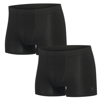 RJ Heren 2-Pack Boxershort Tencel Zwart