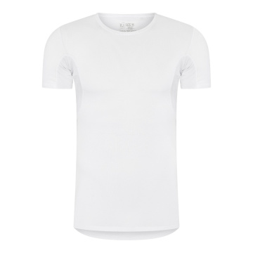 RJ Heren Anti-Zweet T-Shirt Tencel Ronde Hals Wit 