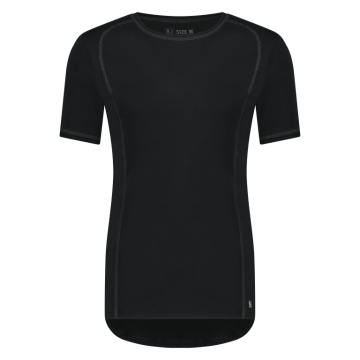 heren t-shirt zwart ronde hals Climate control