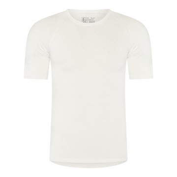 Thermoshirt korte mouw heren kleur wit