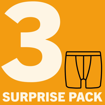 RJ Pure Color Heren Boxershort 3-Pack 'Surprise' 
