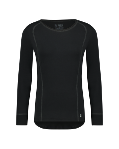 thermoshirt dames lange mouw kleur zwart