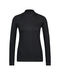 thermoshirt dames lange mouw kleur zwart