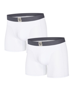RJ Heren 2-Pack Boxershort Katoen Wit