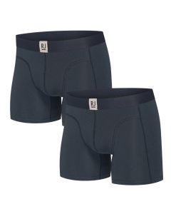 RJ Heren 2-Pack Boxershort Katoen Navy