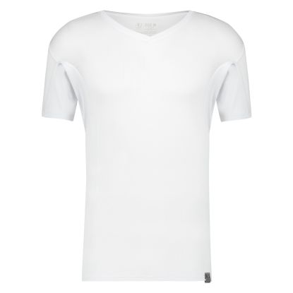 RJ Sweatproof Stockholm Heren V-Hals T-Shirt White