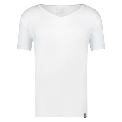 RJ Sweatproof Copenhagen Heren Diepe V-Hals T-Shirt White