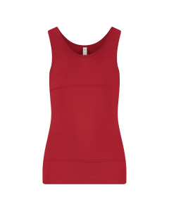 RJ Dames Figuur Corrigerend Ondergoed Hemd Donkerrood