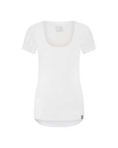 RJ Dames Anti-Zweet T-Shirt Tencel Ronde Hals Wit
