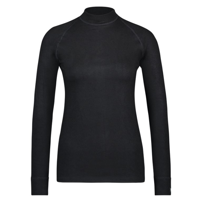 thermoshirt dames lange mouw kleur zwart