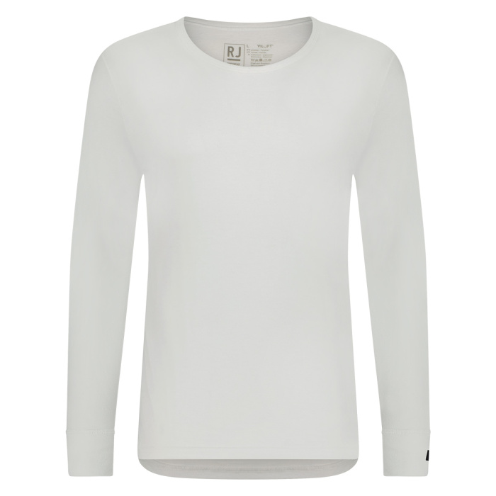 heren shirt lange mouw wit thermo