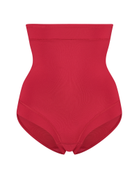 RJ Dames Figuur Corrigerend Ondergoed Slip Donkerrood