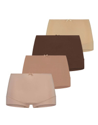 Paris Dames Short 4-Pack 'Nudies'