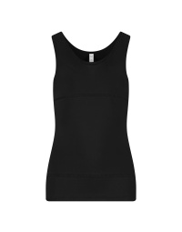 RJ Dames Figuur Corrigerend Ondergoed Hemd Zwart