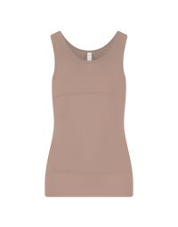 RJ Dames Figuur Corrigerend Ondergoed Hemd Caffe Latte