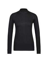 thermoshirt dames lange mouw kleur zwart