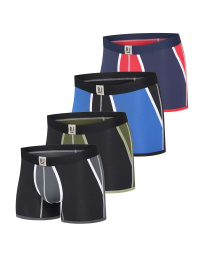 RJ Heren 4-Pack Sport Boxershort Lange Pijp