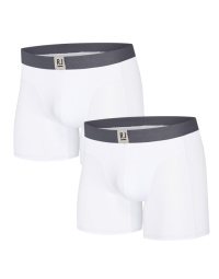 RJ Heren 2-Pack Boxershort Katoen Wit