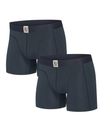 RJ Heren 2-Pack Boxershort Katoen Navy