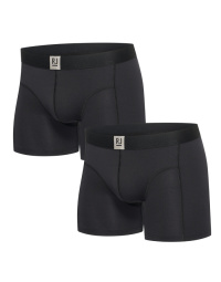 RJ Heren 2-Pack Boxershort Lange Pijp Zwart