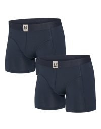 RJ Heren 2-Pack Boxershort Lange Pijp Navy