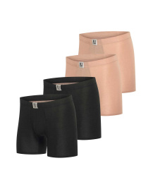 RJ Sweatproof Mulipack 4x Malmö Heren Boxershort Zwart/Natural