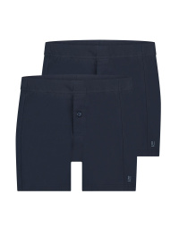 RJ Heren 2-Pack Losse Boxershort Katoen Navy