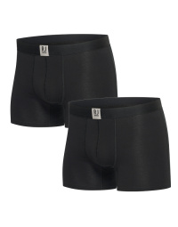 RJ Heren 2-Pack Boxershort Badstof Katoen Zwart