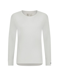 heren shirt lange mouw wit thermo