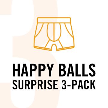 Reims Heren Boxershort Suprise 3-Pack 'Happy-Balls' 