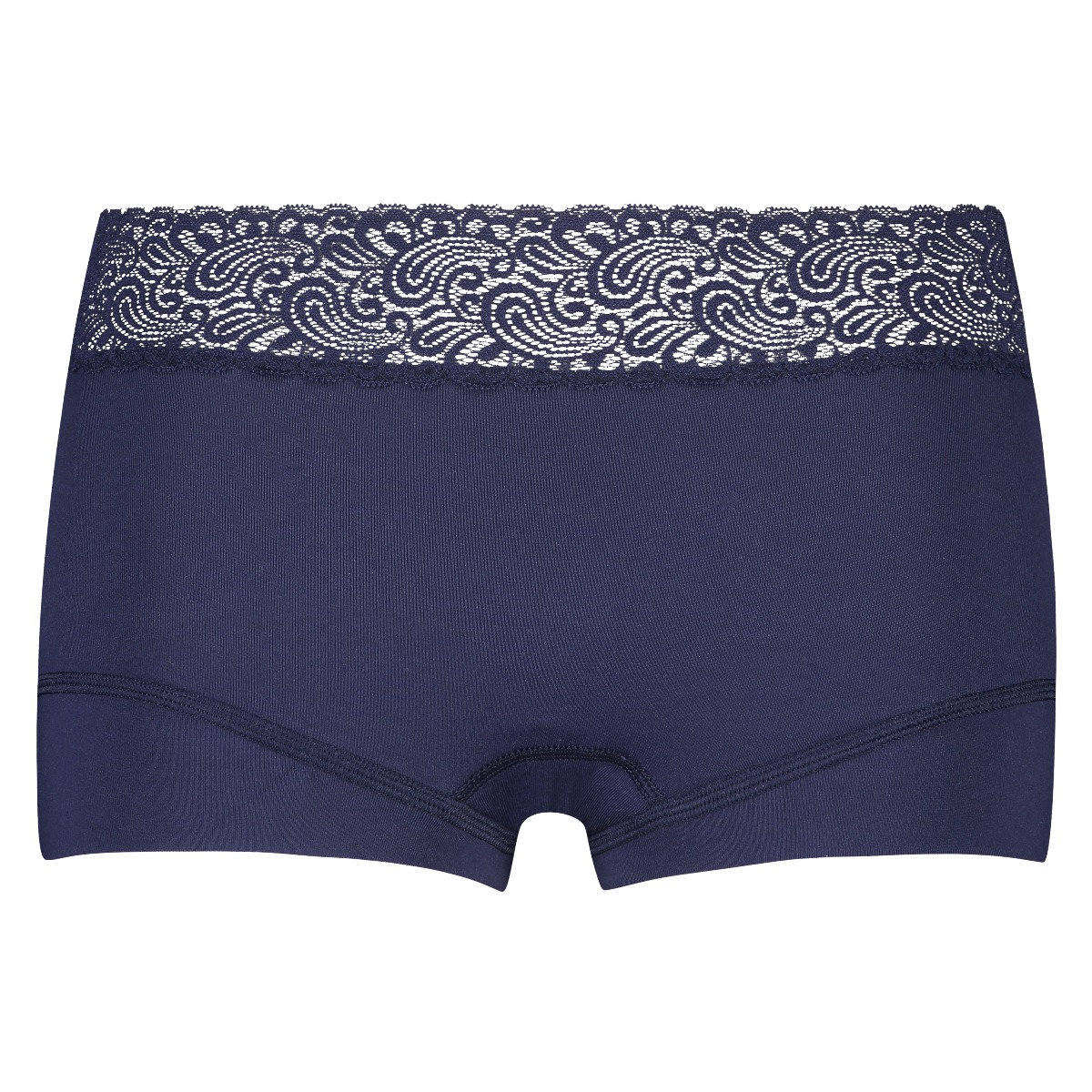 RJ Pure Color Dames Short Kant Donkerblauw M
