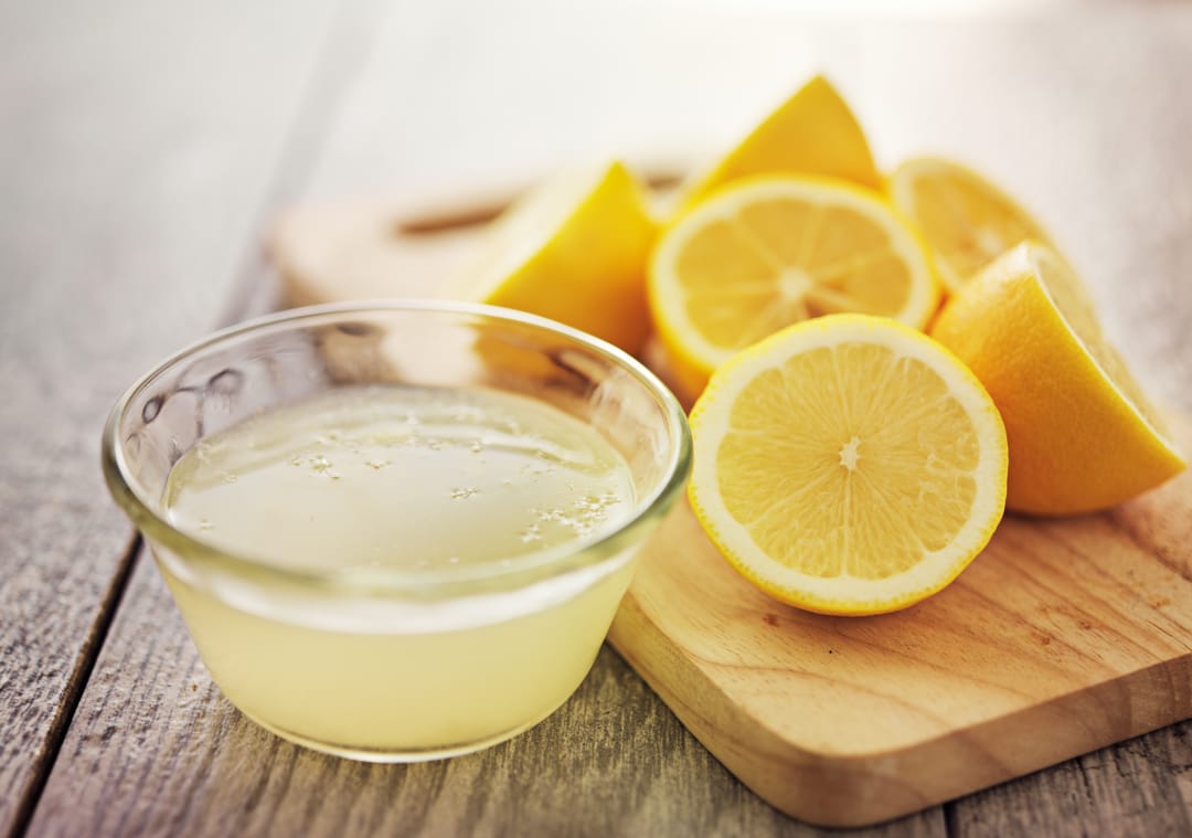 citroen tegen zweetvlekken