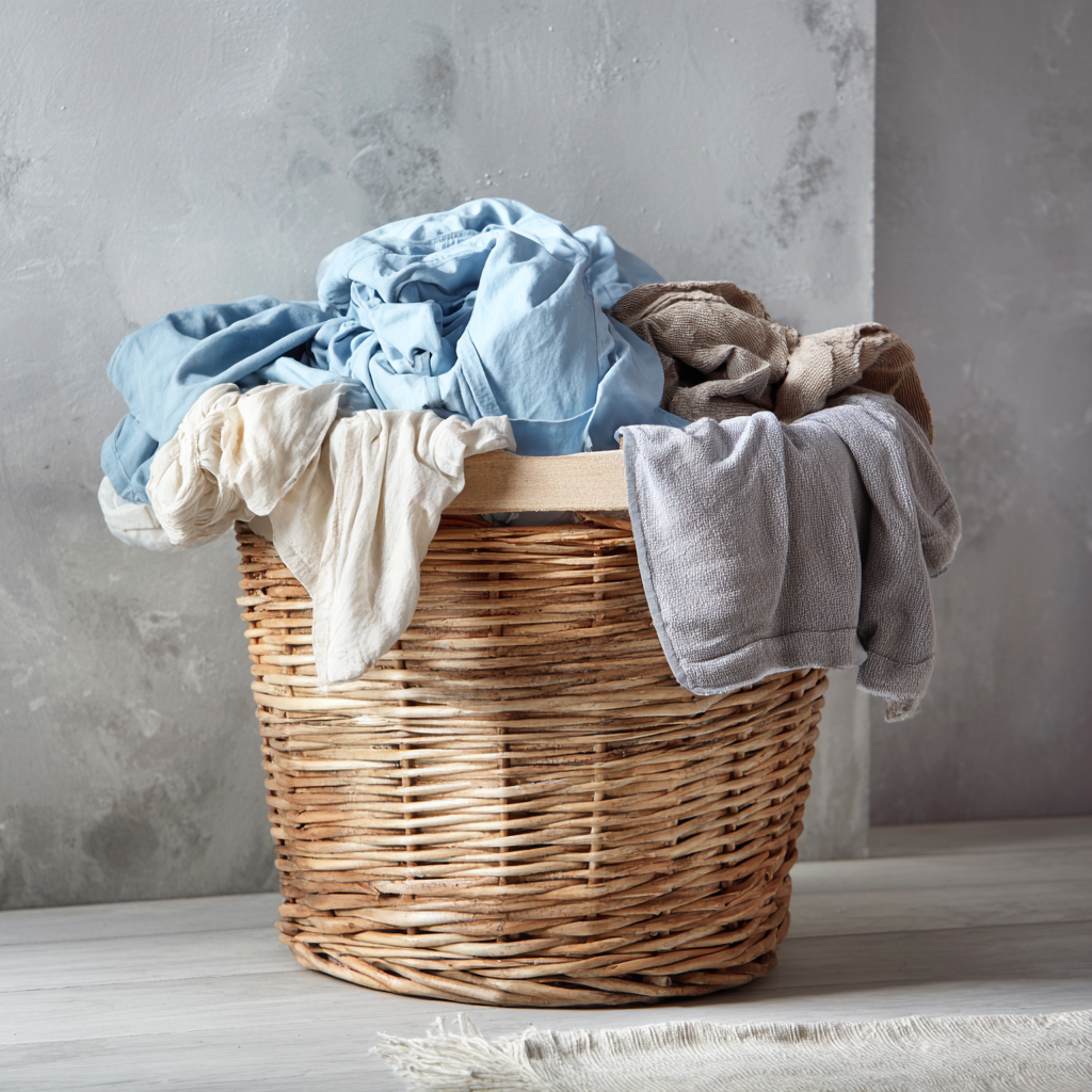 Ondergoed wassen met mild wasmiddel om irritatie te voorkomen.